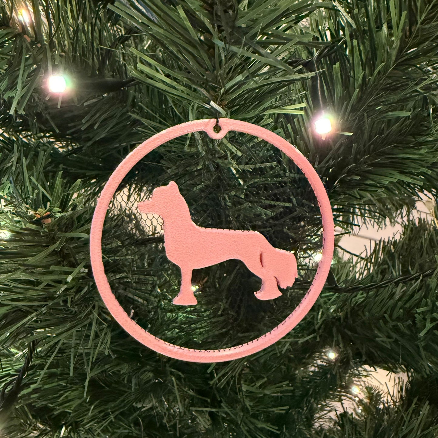 Chinese Crested Dog Ornament