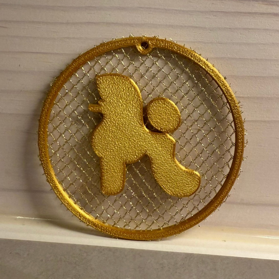 Poodle Ornament
