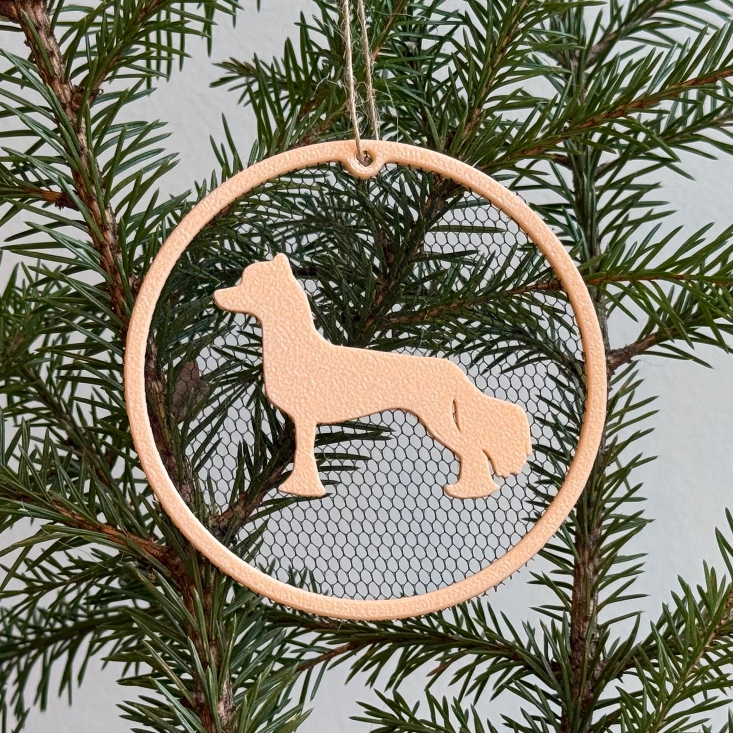 Chinese Crested Dog Ornament