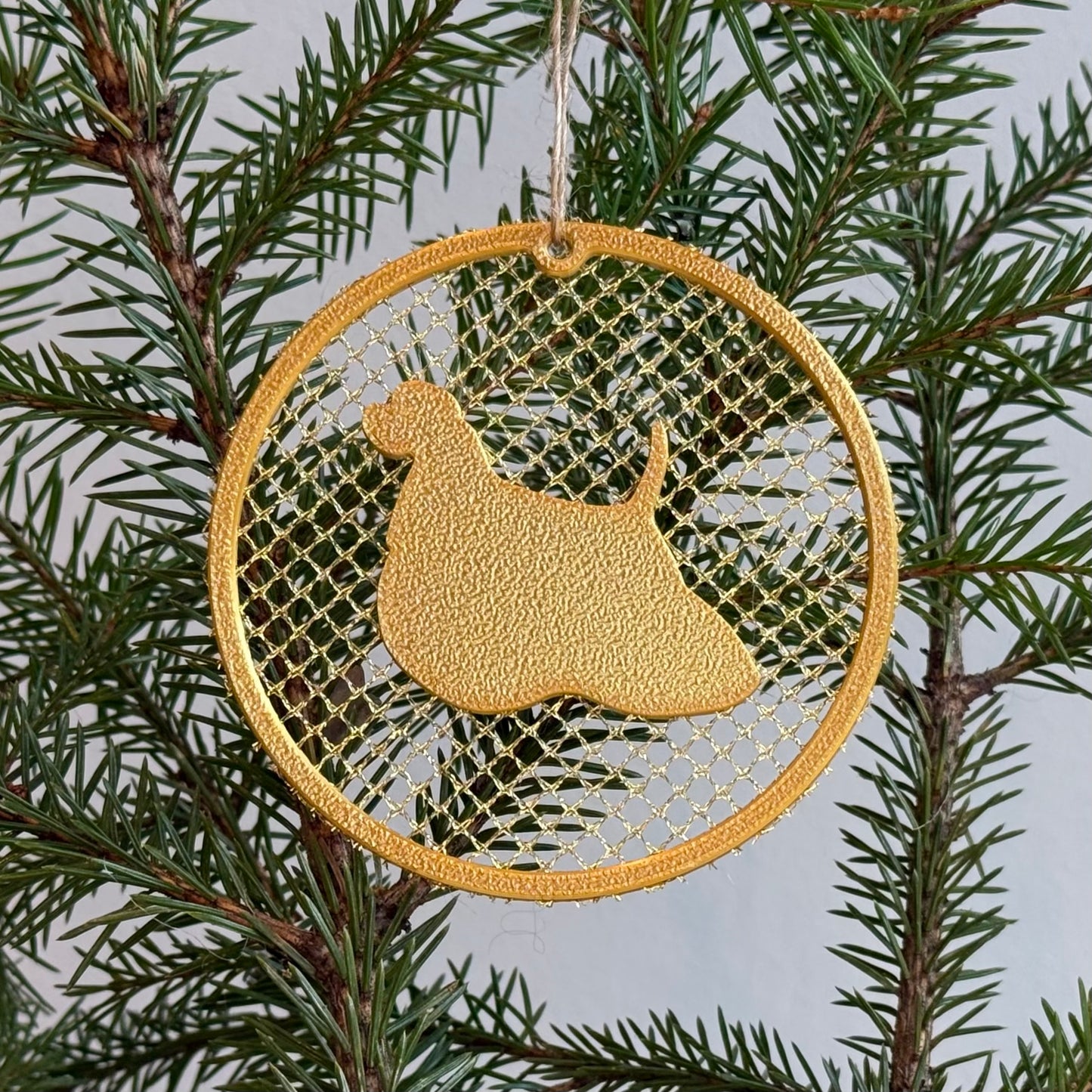 Amerikancockerspanieli-ornamentti