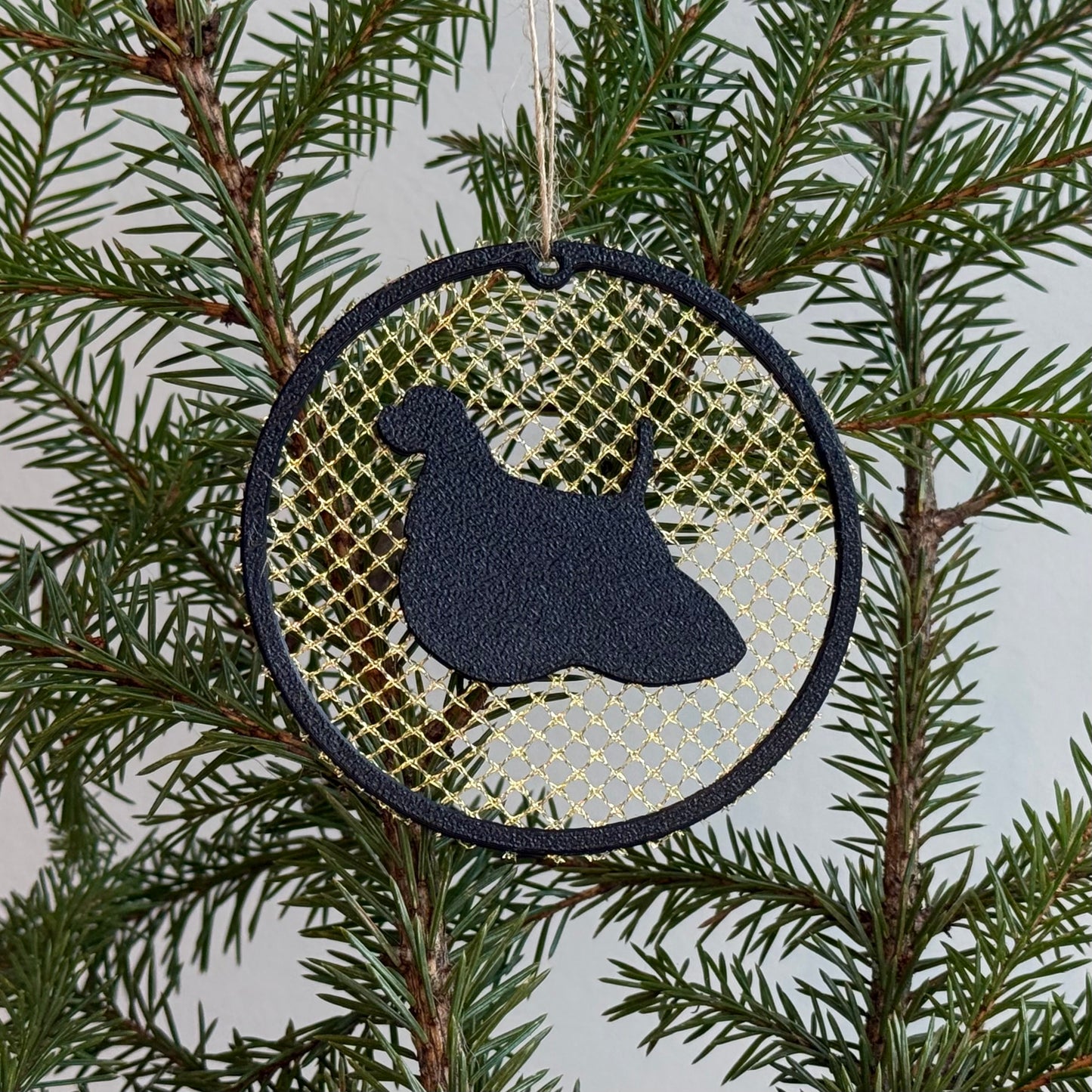 Amerikancockerspanieli-ornamentti