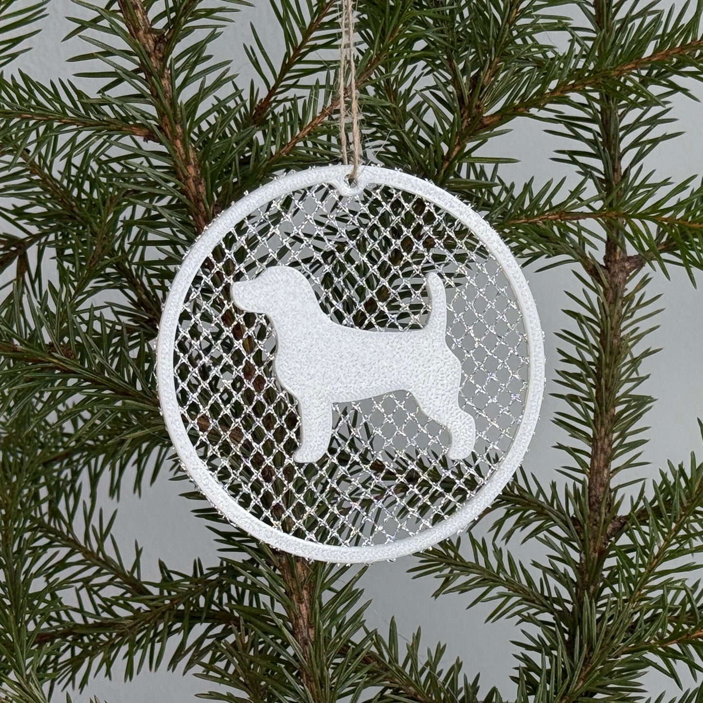 Jackrussellinterrieri-ornamentti